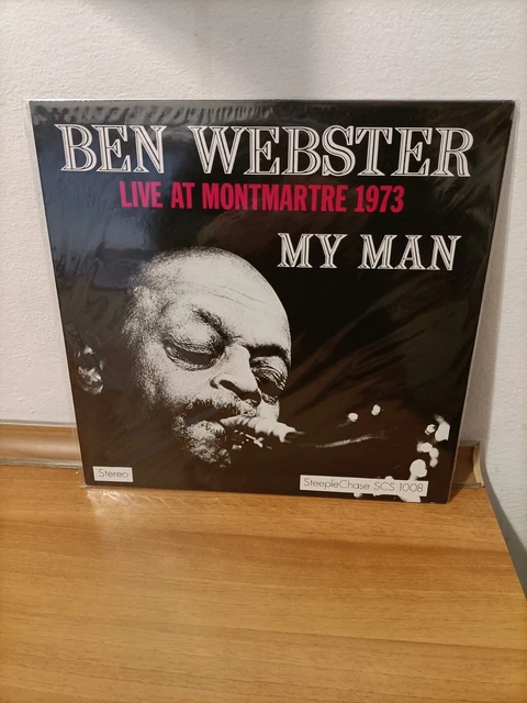 LP BEN WEBSTER MY MAN LIVE AT MONTMARTRE 1973 GERMANY STEEPLECHASE 180g