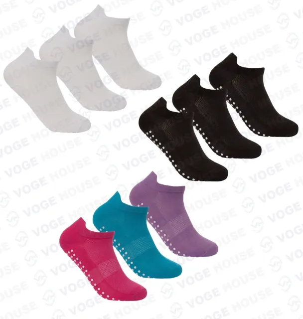 3 paires de chaussettes de marche pour femmes sport gymnastique randonnée entraînement coupe basse