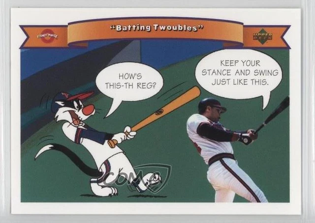 1991 Upper Deck Comic Ball 2 Reggie Jackson Batting Twoubles #74 HOF