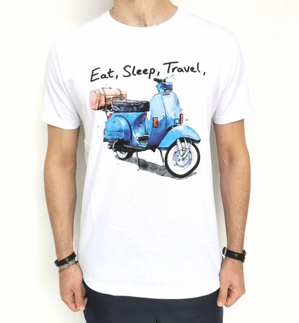 T-Shirt Uomo Landek Stampa Vespa