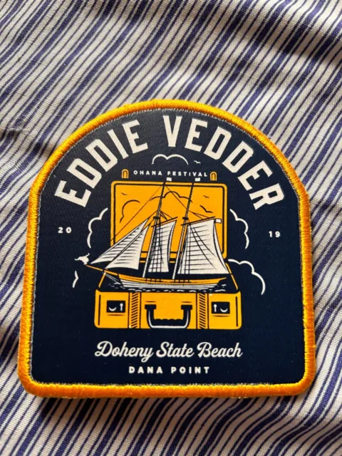 NEW EDDIE VEDDER OHANA FESTIVAL 2019 Patch