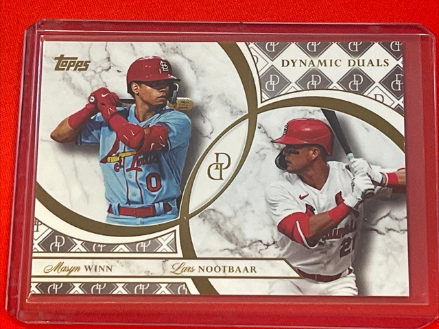 2024 TOPPS DYNAMIC Duals Duos #16 Masyn Winn - Lars Nootbaar Cardinals ...