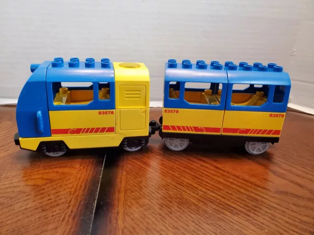 Lego Duplo Motorized Train with Wagon from Set #5608 Tested