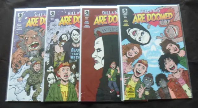 2020 Bill & Ted Are Doomed (Dark Horse) COMPLETE SET of 4 Comic Books (1 2 3 4)