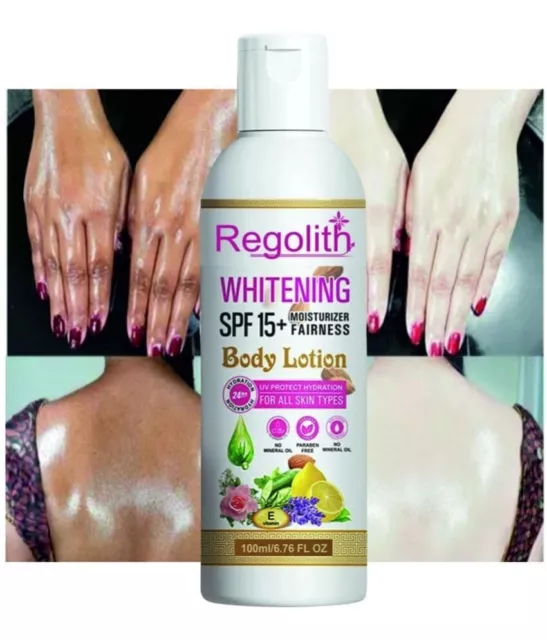 Regolith Corps Lotion Avec SPF 15 Donne Plus Lumineux & Homogène Ton Peau -