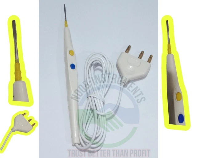 pack of 50 pcs  Laparoscopic Electrosurgical Unit ESU Cautery Pencil single use