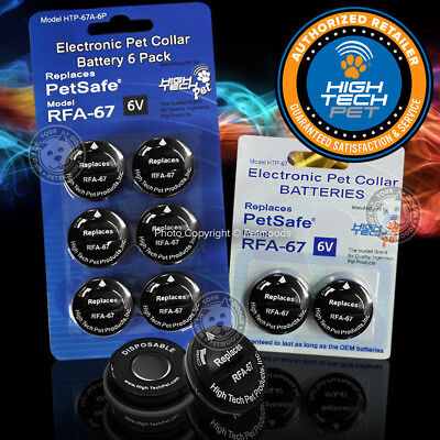 HighTech Pet RFA-67D Replacement 6V Battery PetSafe PIF-275-19 Collar
