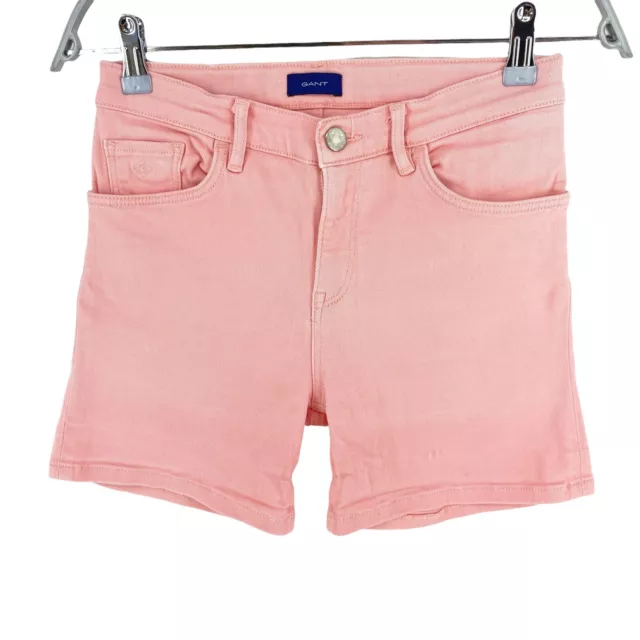 GANT Rosa da Bambina Denim Jeans Pantaloncini Taglia 13 - 14 Anni 158/164 CM