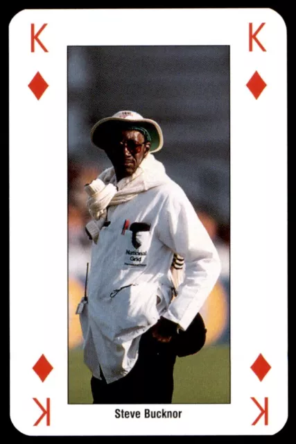 Cricket World Cup 99 (Playing Card) King of Diamonds Umpire England