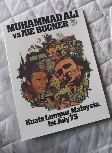 BOXING PROGRAMME MUHAMMAD Ali Vs Joe Bugner Kuala Lumpur Malaysia 1975