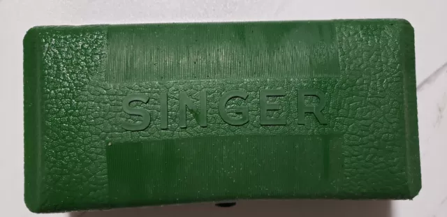 Vintage Singer Buttonholer - Green Case W654321N