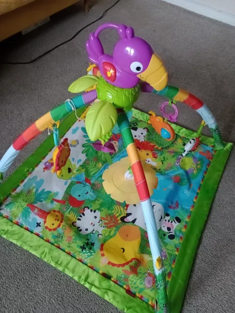 Fisher-Price Rainforest Activity Baby Play Mat & Gym 3