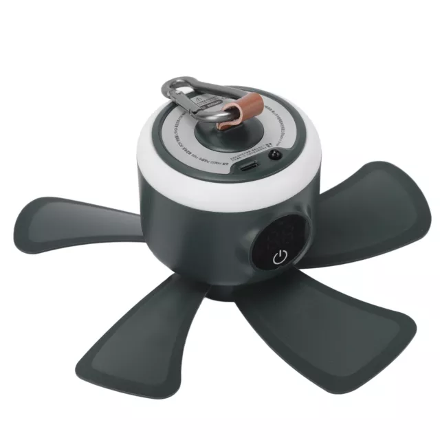 Ventilateur De Camping Portable Avec Vent à 4 Vitesses Affichage