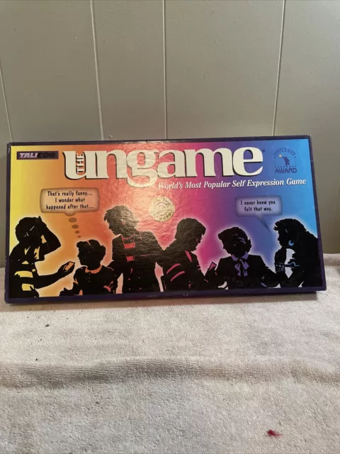 Vintage The Ungame Worlds Most Popular Self Expression Game 1997 Talicor Ages 5+