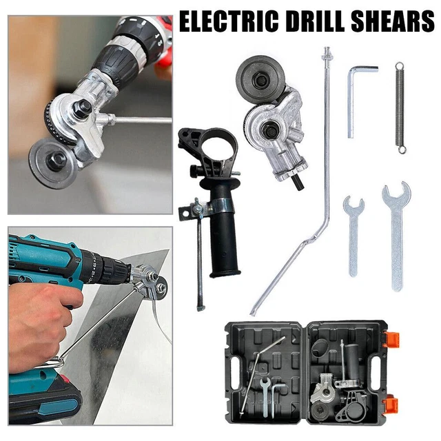 Electric Drill Plate Cutter Sheet Metal Nibbler Precise Cutting Sheet Cuttuk