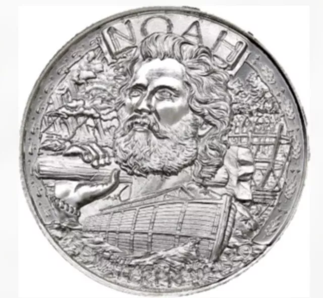 1 Oz Sehr seltene Silbermünze Silber 999 Arche Noah Gekapselt RAR (Sehr SELTER)