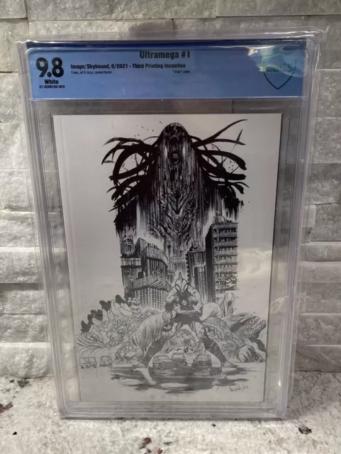 ULTRAMEGA #1 Incentive Virgin Sketch VARIANT CBCS 9.8 Amazing Kaiju Comic