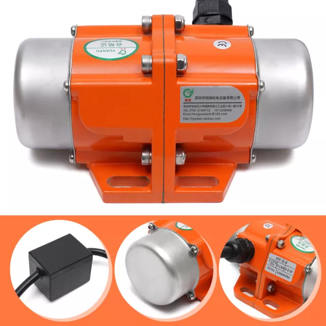 40W 1 Phase Concrete Vibration Motor Vibrating Vibrator Asynchronous 3000rpm New