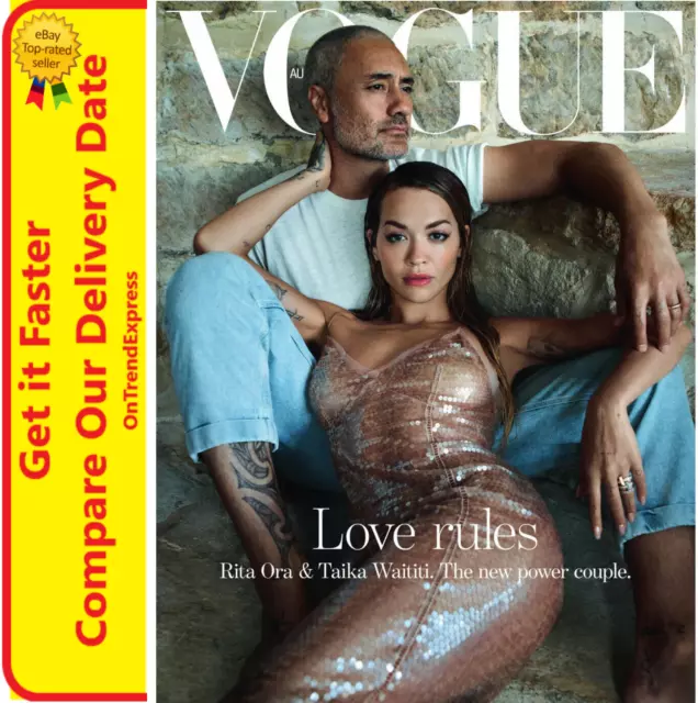 Vogue Australia Magazine June 2023 Love Rules Rita Ora & Taika Waititi