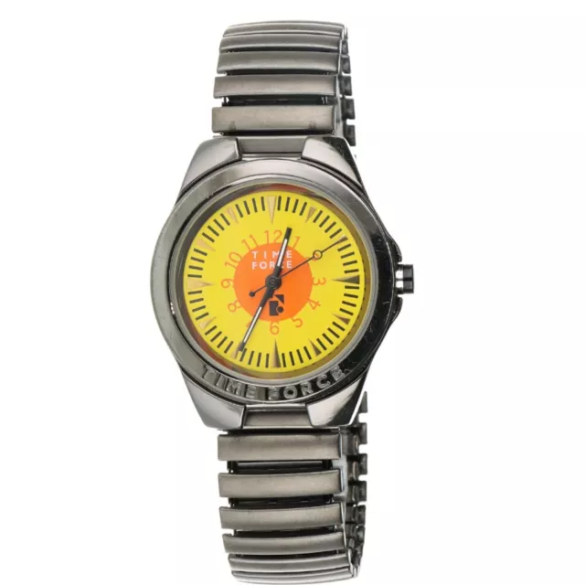 Orologio Uomo Vintage Time Force nuovo con scatola e garanzia giallo