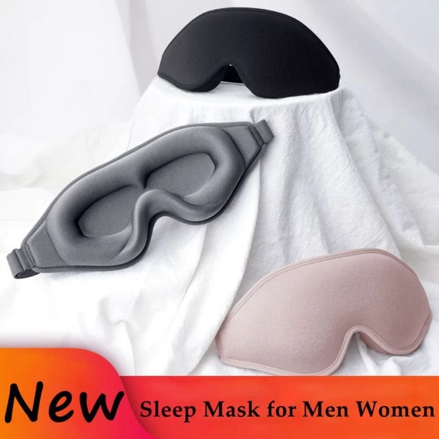 Máscara de ojos máscara para dormir para mujeres hombres 3D espuma viscoelástica máscara para dormir 3D máscara para dormir
