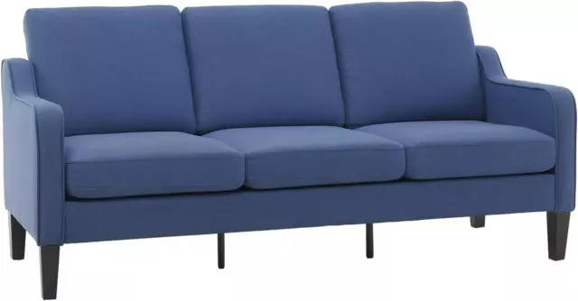 Mid-Century Modern Sofa,71" Sofa Couch for Living Room,Small 3 Seater Loveseat S