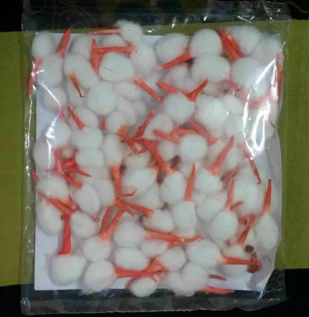 9 paquetes Puja Rui Batti Mechas de algodón redondas indias Diwali Pooja...