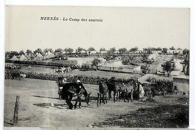 The Camp Of Convoys Meknes Morocco CPA Postcard 7776