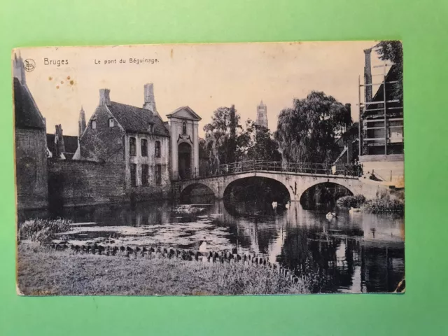 Carte Postale de Belgique PF Bruges le pont Béguinage