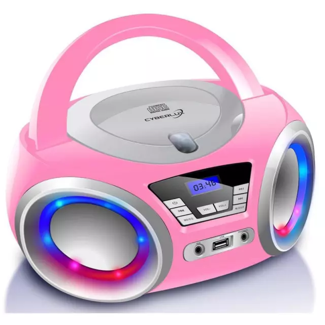Tragbarer CD-Player Stereoanlage Kinder Radio CD-Radio Boombox Kompaktanlage