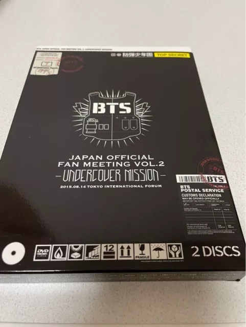 BTS Japan Offizielles Fantreffen Vol.2 Undercover Mission DVD aus Japan...