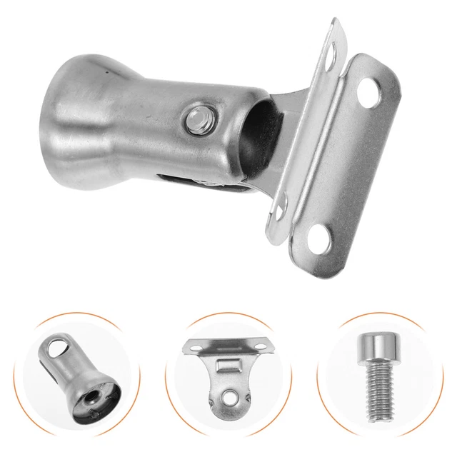 4 PIEZAS Soporte de barandilla de escalera 304 Acero inoxidable Plata