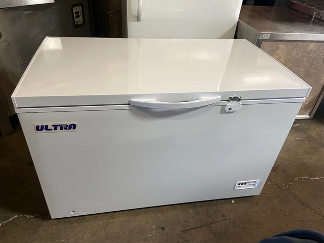 13 Cu Ft Chest Freezer Frozen Food Storage White Flip Top Ultra CF-13 #9104