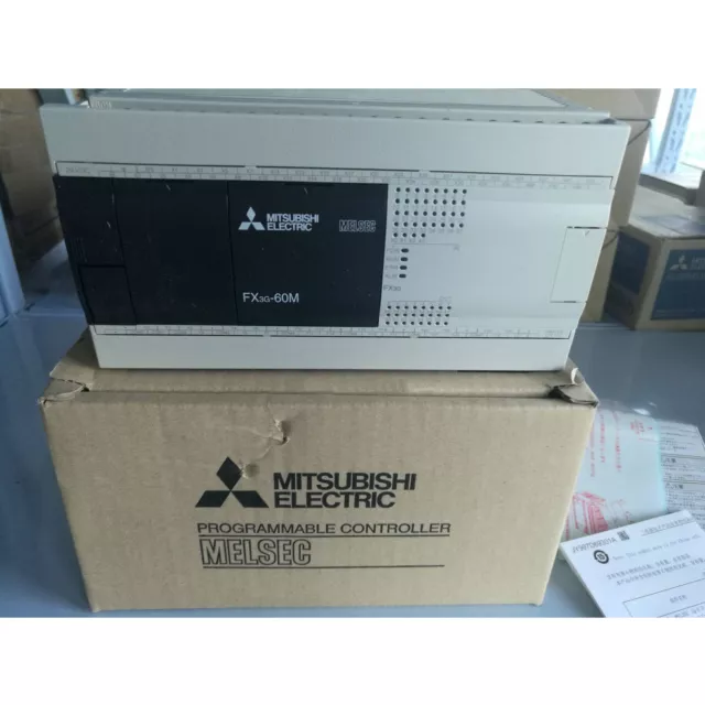 One Mitsubishi FX3G-60MT/DS PLC Module New In Box Expedited Shipping