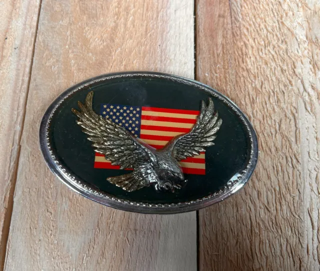 AWARD DESIGN MEDALS Silversmith Collection American Eagle Belt Buckle ...