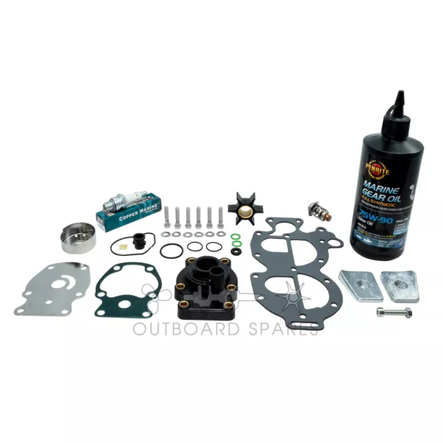 Evinrude Johnson Annual Service Kit with Anodes & Oils for 20, 25, 30hp Outboard