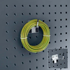Bott 14001117 Extended Single Hook For Perfo Panels, 1" Long, (Pack Of 5) Bott
