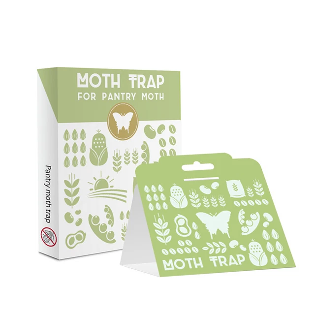 Clothes and Pantry Moth Traps Hybridized Natural Pheromone Safe 6 Pack 2