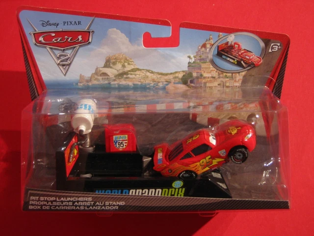 DISNEY PIXAR CARS -- Lightning McQueen -- Pit Stop Launcher NEU OVP ...