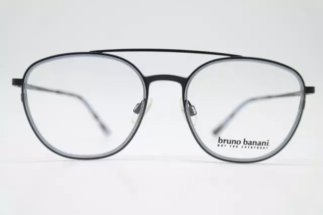 Lunettes BRUNO BANANI 32068 Noir Gris Or Ovale Monture Lunettes Neuf