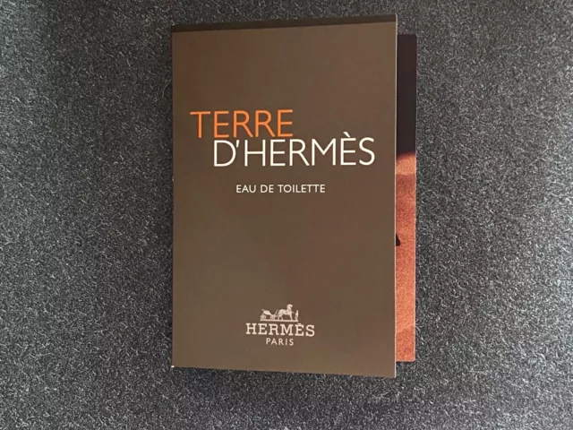 BN MEN'S " HERMES " TERRE d'HERMES EAU DE TOILETTE - 2ML !