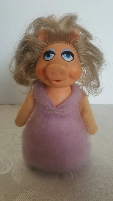 Vintage FISHER PRICE 867 Miss Piggy 6" Bean Bag Doll Muppets
