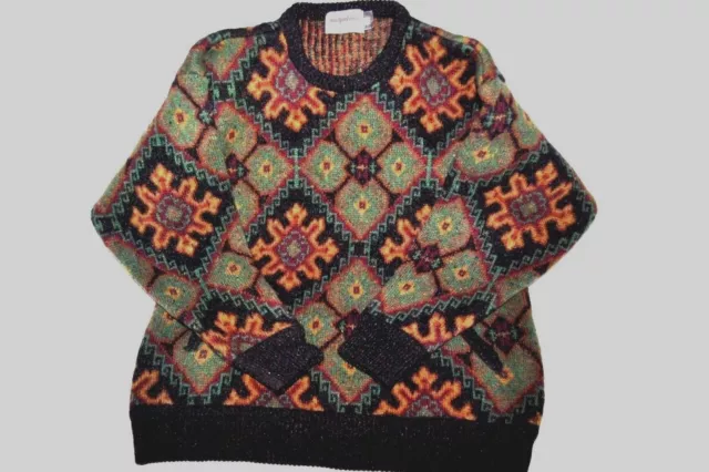 VINTAGE MICHAEL ROSS Sweater 100% Wool HEAVY WARM sz 7 XL GREAT ...