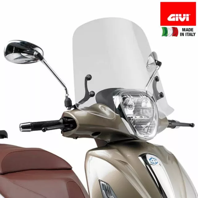 Parabrezza Givi 357A E Staffe A357A Piaggio Beverly 125Ie-300Ie (10 > 17)