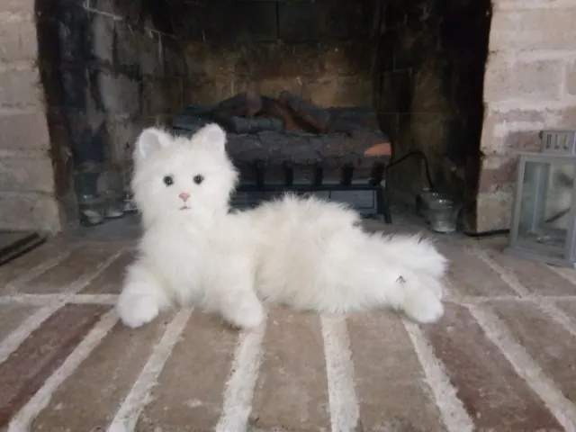 Furreal Friends Lulu My Cuddling Kitty (White)(Tested-Works!)