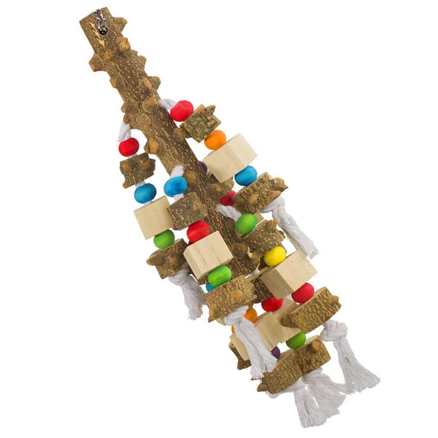 1Pc Sittich Hängen Behandelt Haustier Vogel Spielzeug Vogel Biss Spielzeug 12