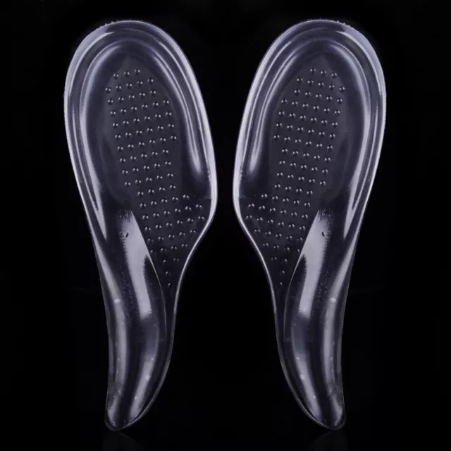 Silicone Heel Gel Arch Insoles Pads Feet Cushion Support Insert Pain Relief lp