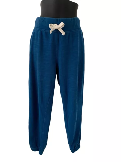 J. Crew Factory Women’s Cotton Terry Joggers Jogger Pants Blue Style AW608 Med