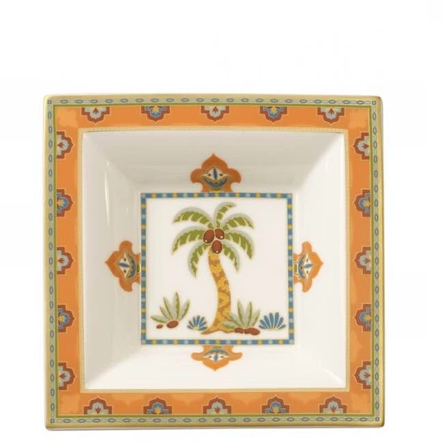 Villeroy & Boch Samarkand Mandarin Piatto Pane, 16 cm, Porcellana Bone China, Multicolore, 18x17x7.5 cm : Villeroy & Boch