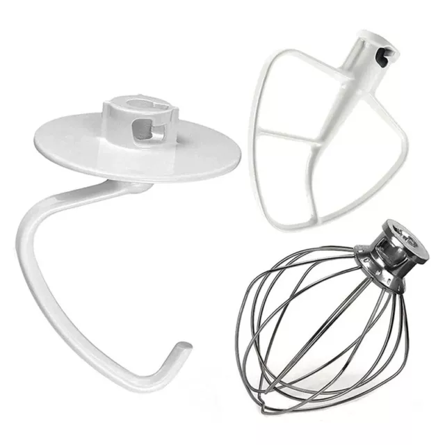 2X(FüR Kitchen Aide Assecories 4.5-5 Qt Standmixer mit Neigbarem Kopf  Paddeei